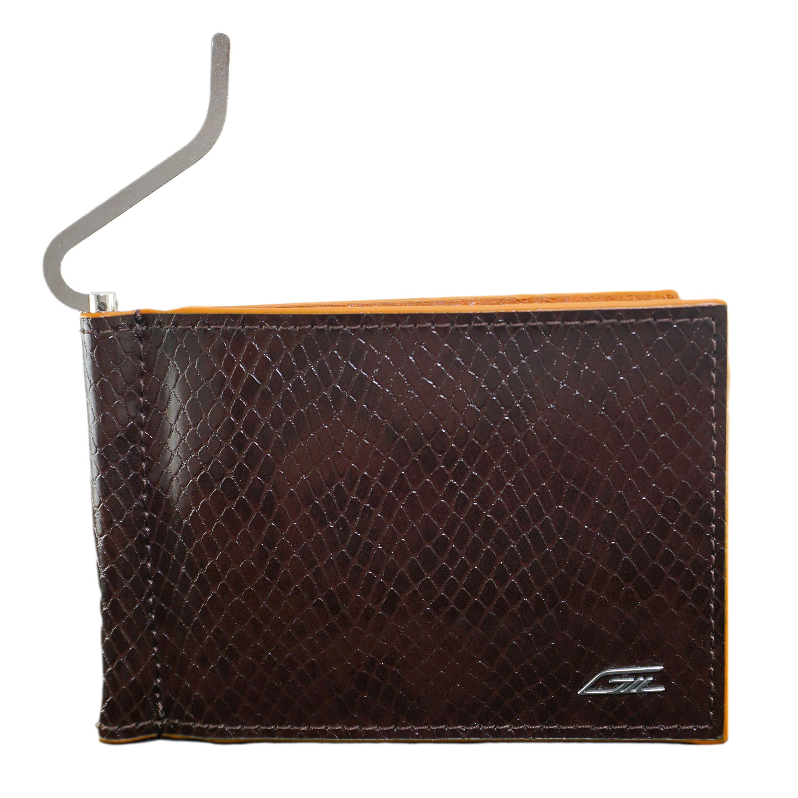Genuine Leather Bifold Money Clipper – Premium Full-Grain Leather with RFID Blocking, Stylish Stitching, Slim and Durable Design, Ideal Card Holder for Everyday Use, Elegant and Secure Gift-image-2