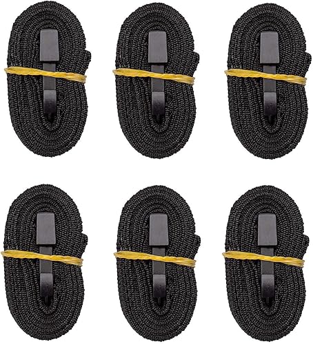 iCOVER IBCA0003 - Correas de amarre ajustables de liberación rápida de 67 pulgadas (5 pies 7 pulgadas) de largo x 1 pulgada de ancho, macho+bucle, 6