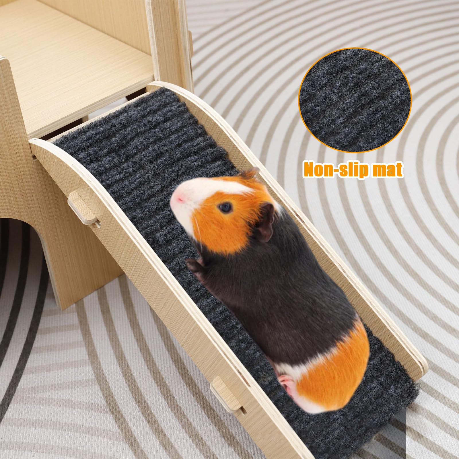 Mehrstöckiges Meerschweinchen Haus Mit Treppe - Spielversteck Für Kleintiere