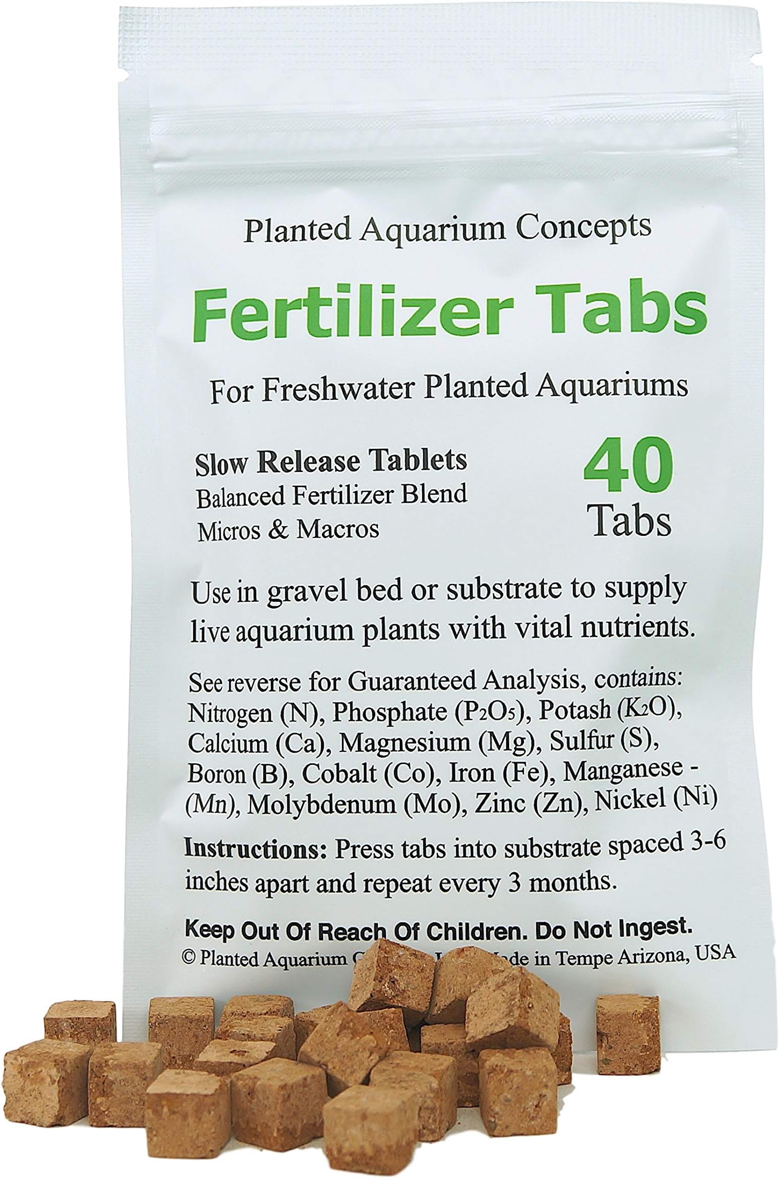 Aquarium Plant Root Fertilizer Tabs 40 Count