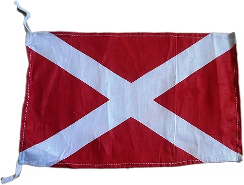 Brass Blessing Bandera de código de señal náutica, 10 banderas, 100 % algodón, código marino, 7.9 x 13.0in, náuticabarco - Código