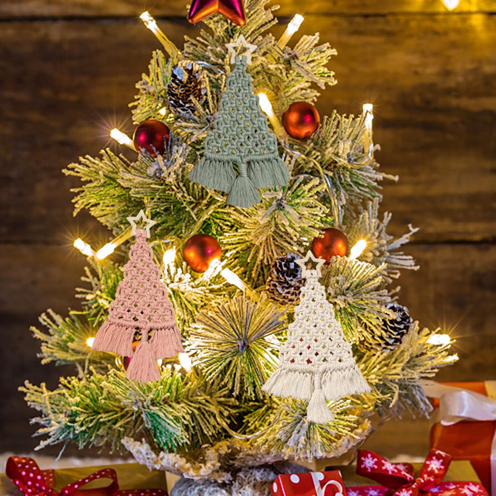 Décoration Murale En Macramé Fait à La Main En Macramé - Décoration Murale Bohème Pour Chambre à Coucher, Chambre D'enfant, Tête De Lit, Salon