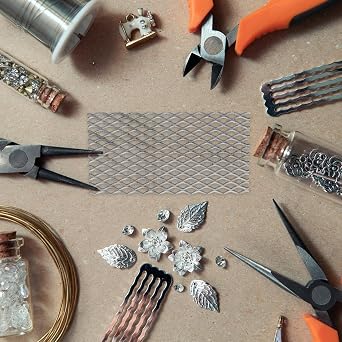 Titanium Mesh Electroplating Anode Tool with Stainless Steel Mesh for Jewelry Plating, Metal Electrolysis Plater for Jewelry Making and Metalwork Projects