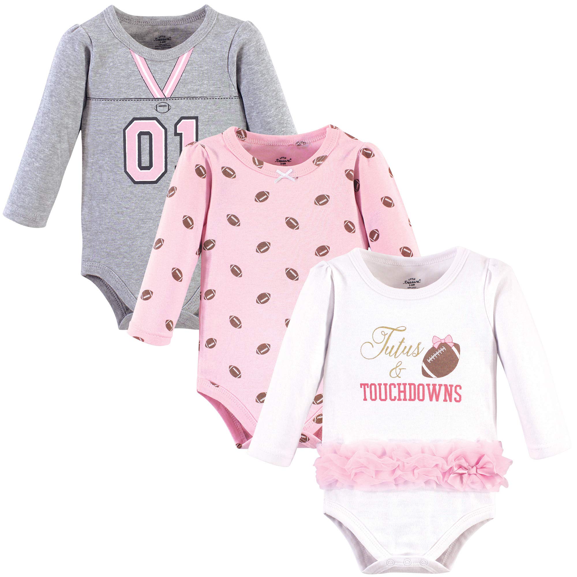 Little Treasure Unisex Baby Cotton Bodysuits