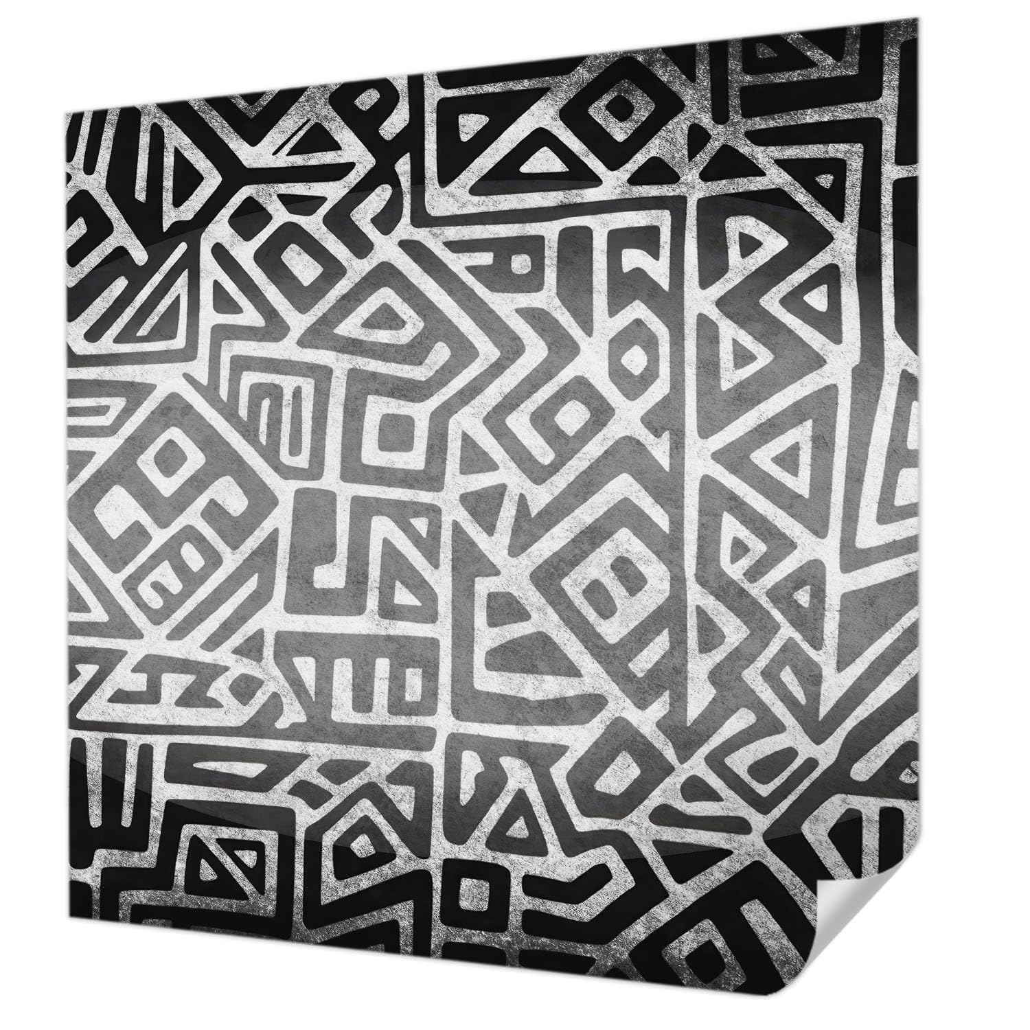 Papier peint auto-adhésif 250x250 cm Tulup labyrinthe géométrique lavable