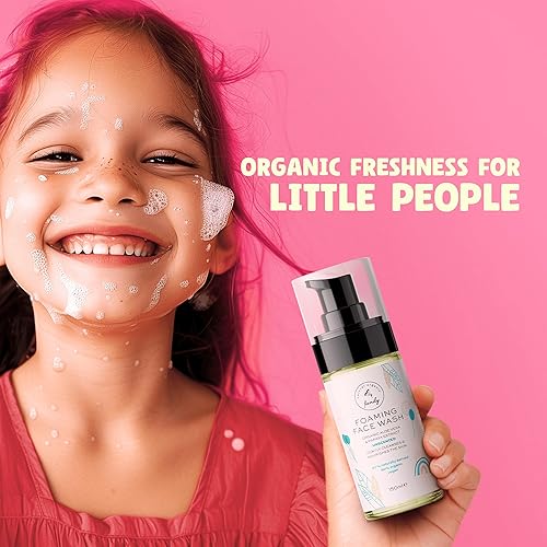 Miniatura 5 de Gentle Kids - Jabón facial espumoso orgánico, natural, vegano, sin toxinas, sin sulfato, sin parabenos, para niños y preadolescentes, sin perfume