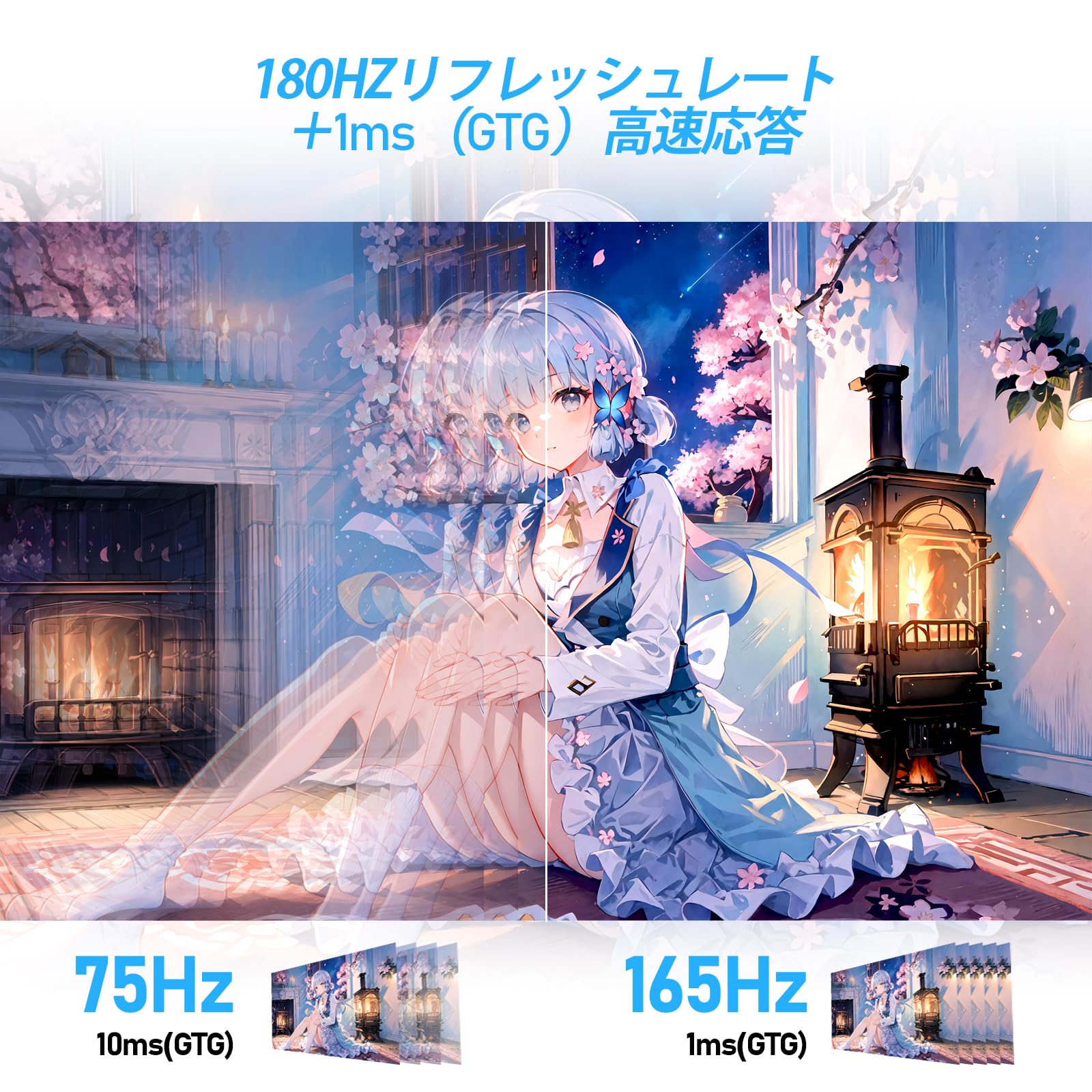 Amazon.co.jp: AESNO 27 インチ コンピュータ モニター QHD