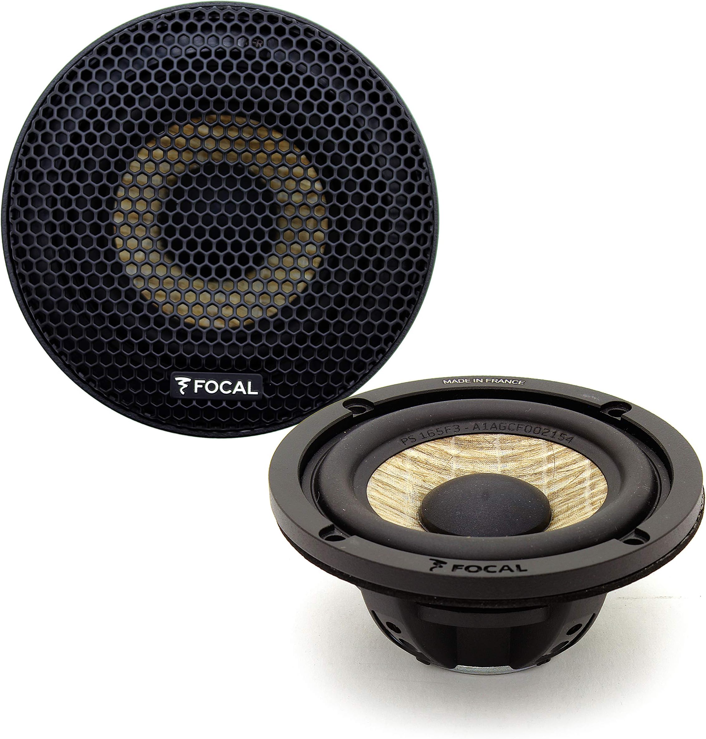Focal 3FXE 3" 50W RMS Flax EVO Series Midrange Speakers with Grills