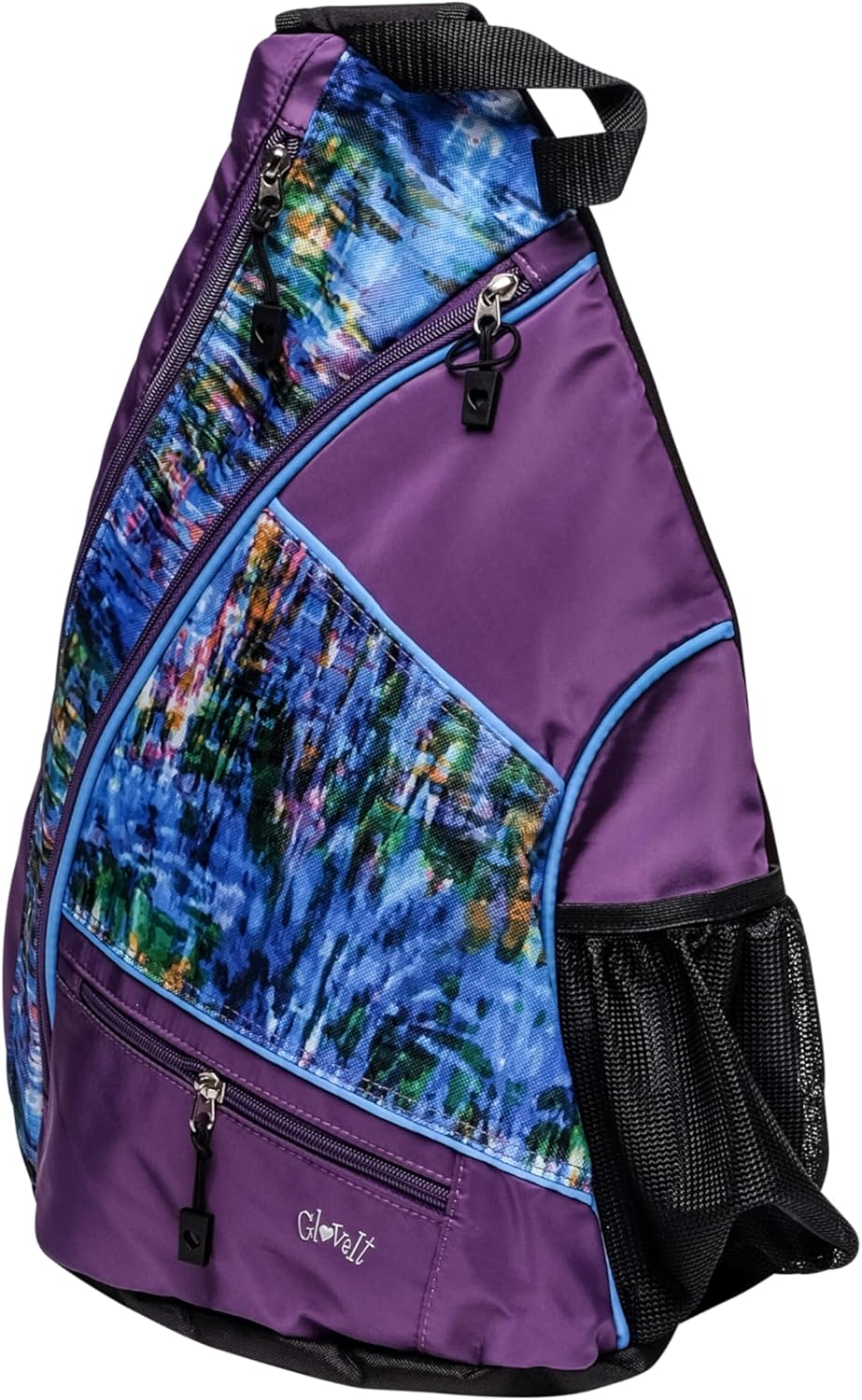 Glove It Sling Bag - 19 in x 13 in. Pickle Ball Bag w/Adjustable Strap, Clip-On Shoe Bag Included, Functional Pickleball Bag.
