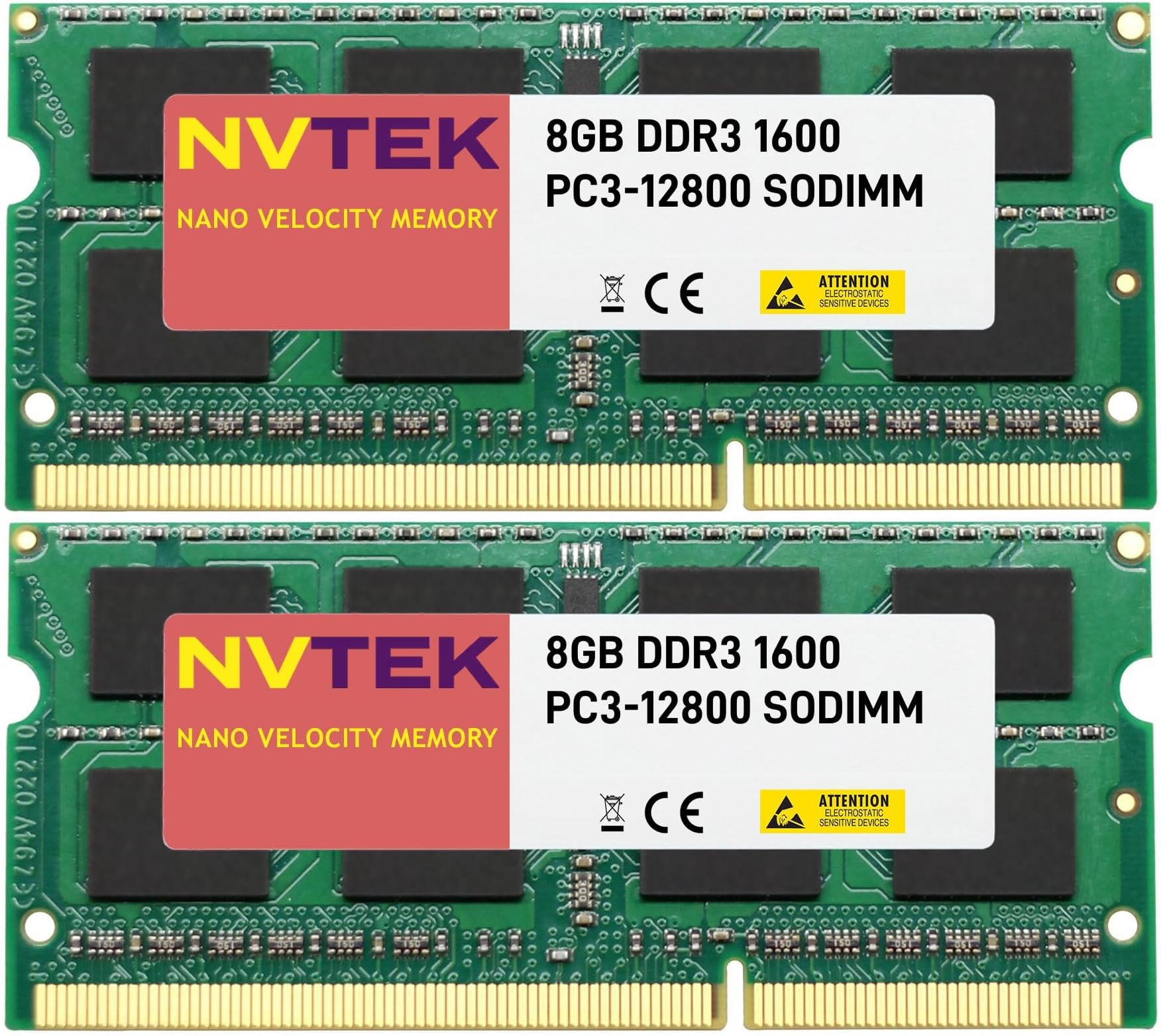 16GB (2x8GB) DDR3L-1600 PC3-12800 SODIMM Laptop RAM Memory Upgrade