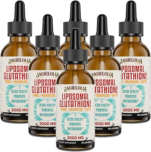 Miniatura 9 de Líquido de glutatión liposomal de 2000 MG, fabricado en los Estados Unidos, suplemento de glutatión reducido, absorción mejorada, sin OMG, potente