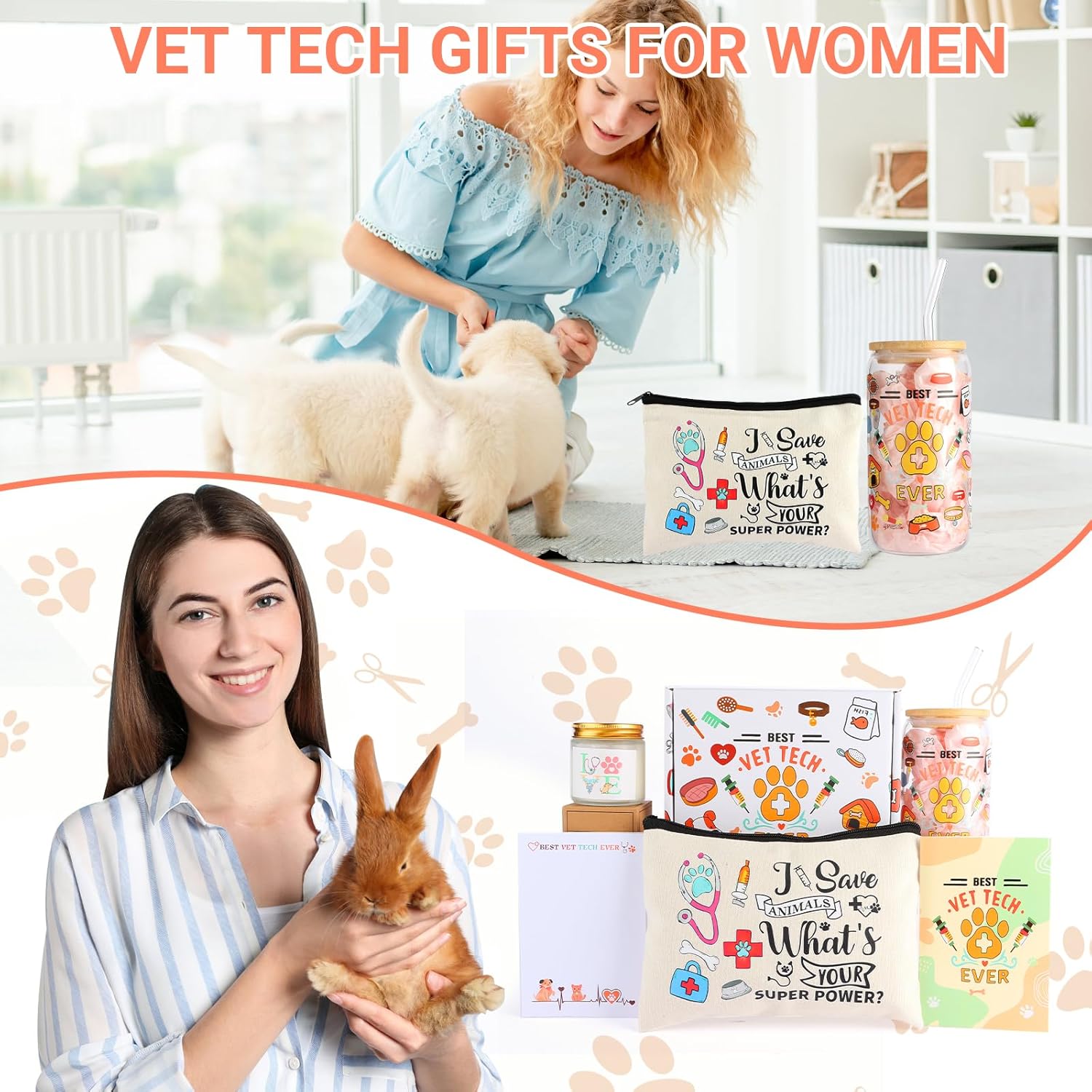 Vet Tech Gifts, Veterinary Gift, Veterinarian Gifts for Women, Veterinarian Appreciation Gift, Glass Cup Basket Set for Vet Tech Graduate, Veterinary Practitioners - Image 7