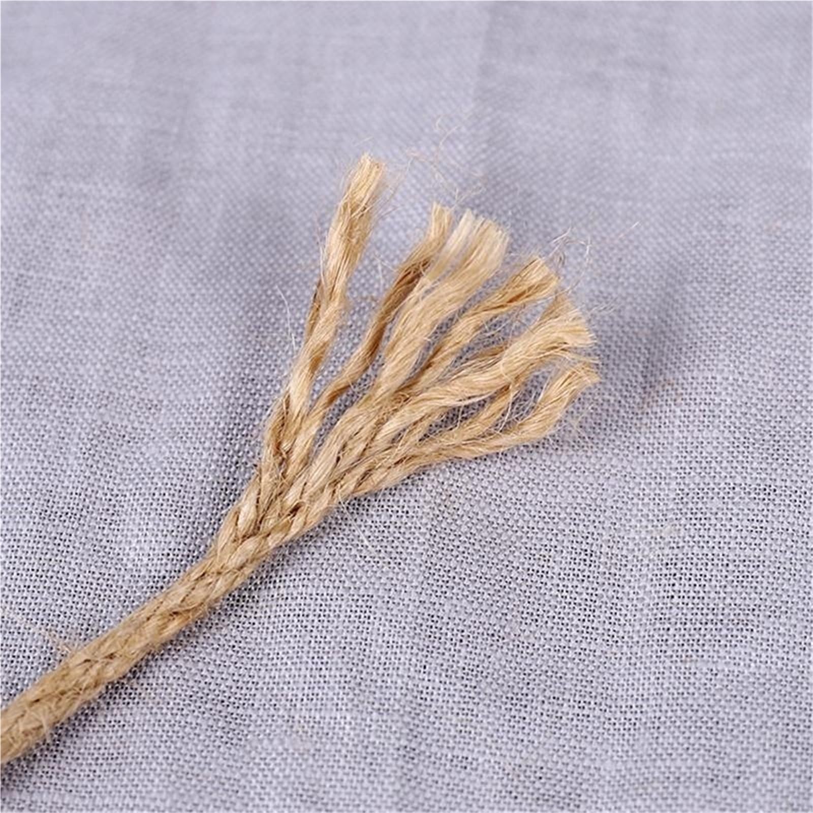 Corda Canapa Naturale 10M Corda di iuta naturale Spago intrecciata Macrame String DIY Craft Decorazione fatta a mano Pet Scratching 4mm-12mm