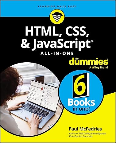 HTML, CSS, & JavaScript All-in-One For Dummies: McFedries, Paul ...