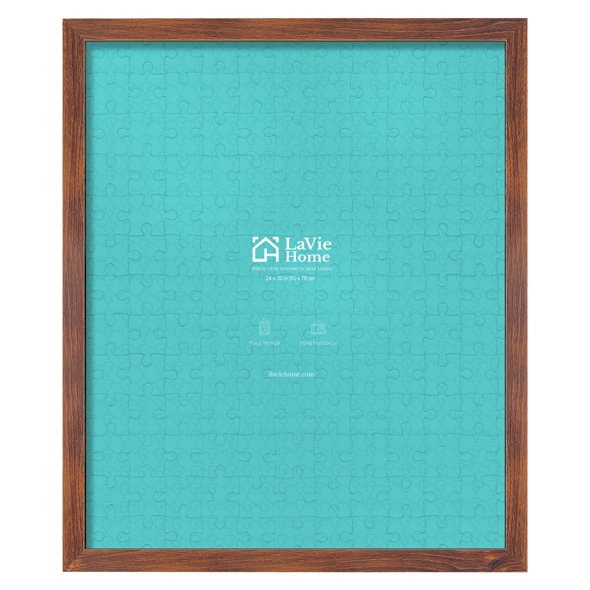ラヴィページ Amazon.com - LaVie Home 24x30 Picture Frame Brown, Puzzles