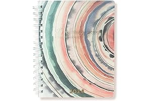 2024 Spiral Frosted Cover Weekly & Monthly Reminder Binder Planner