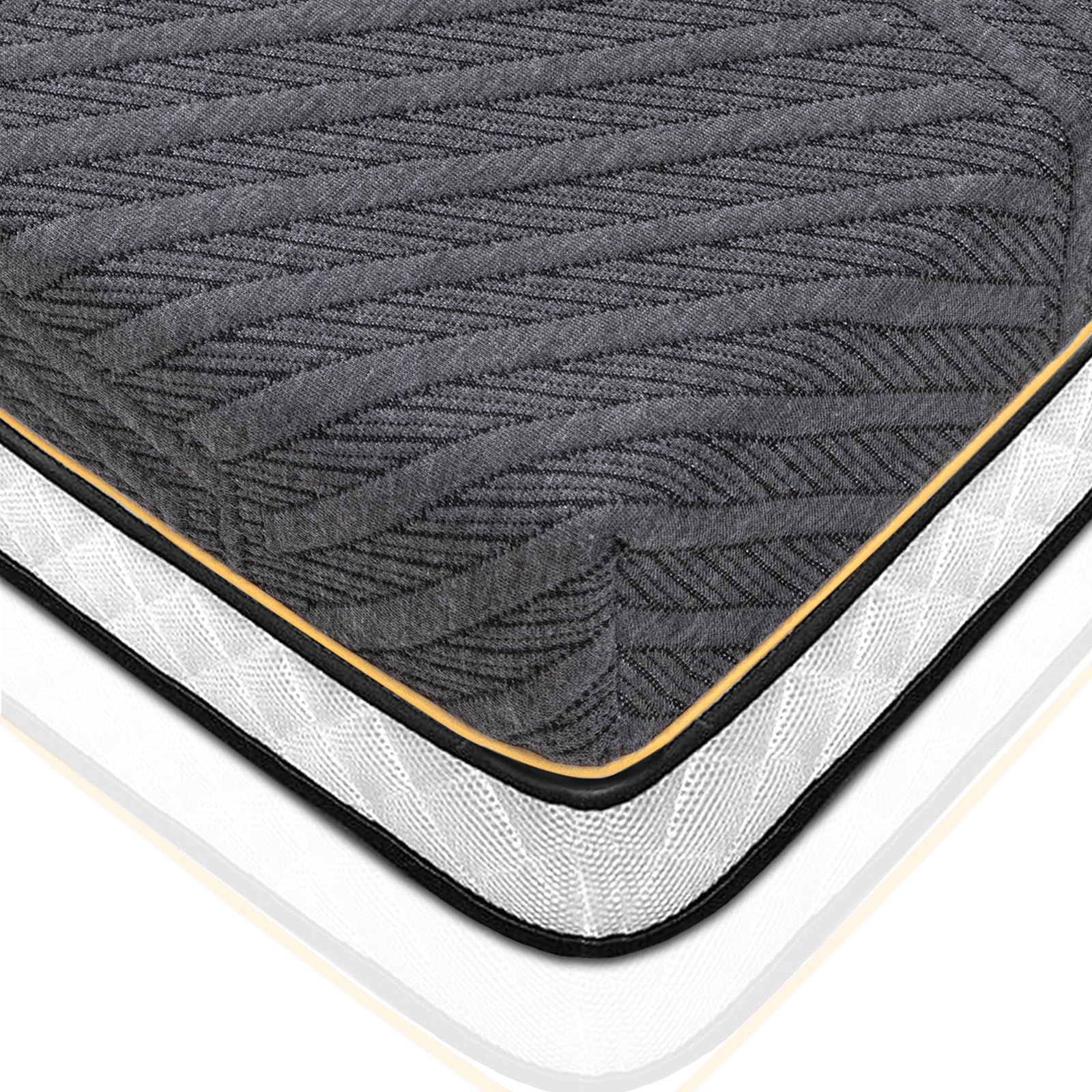 EGO Topper 3 Inch Full Memory Foam Mattress Topper, Cooling Gel Foam Mattress Topper for Pressure Relief, Bed Topper in a Box with Removable & Washable Cover, CertiPUR-US Certified, 54"×75", Medium