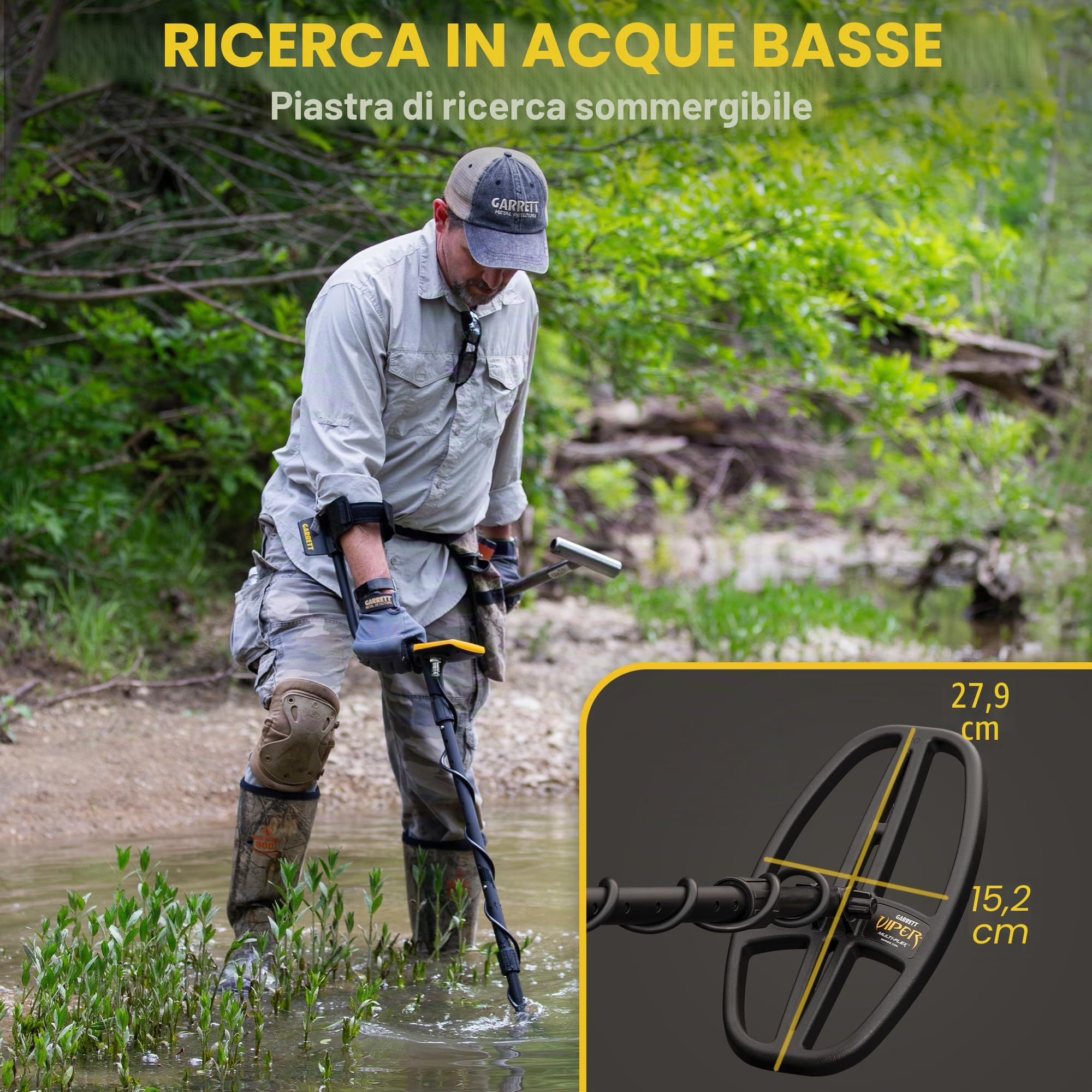 Garrett - Detector in metallo ACE APEX, confezione standard
