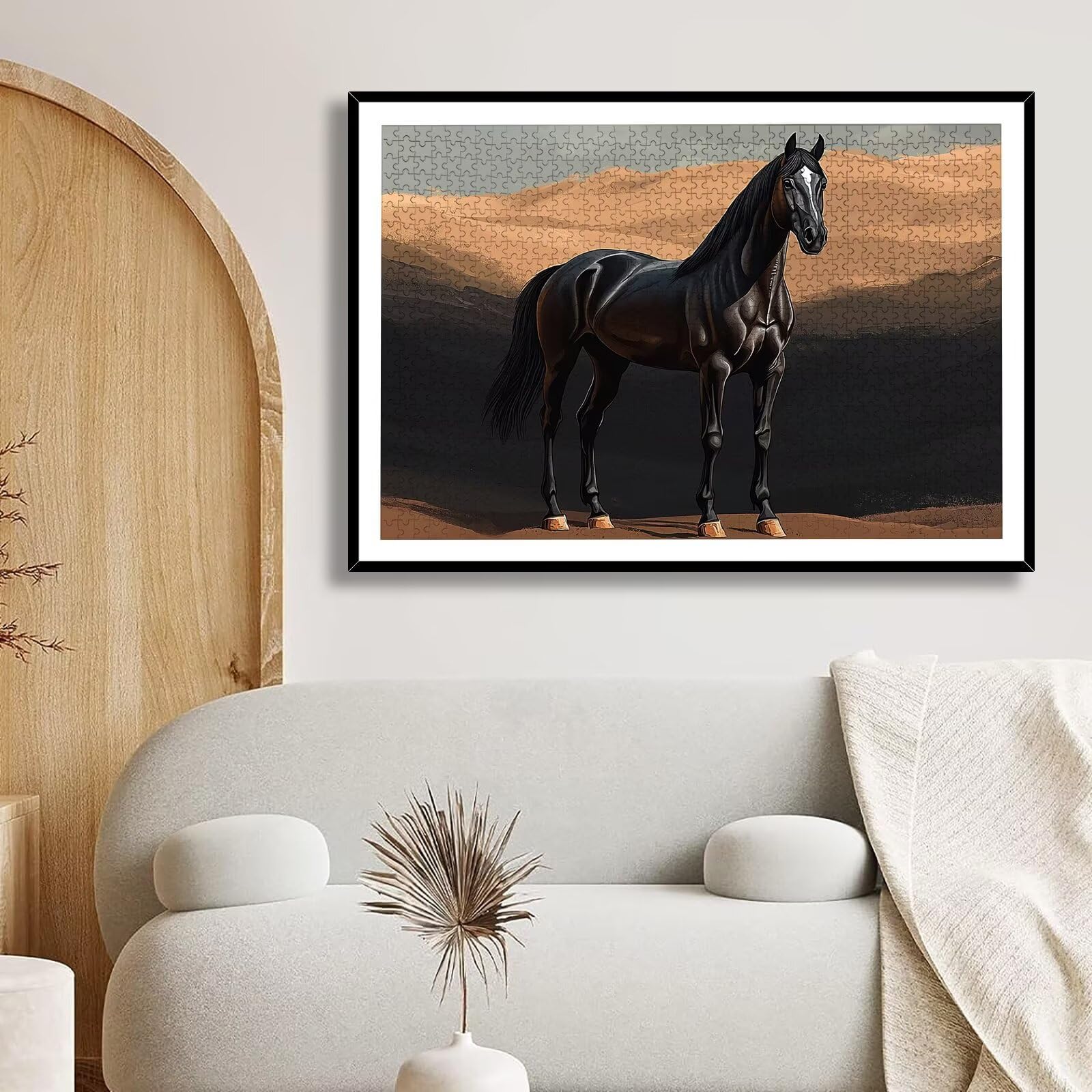 Puzzle 6000 Pezzi Animale, Puzzle Cavallo 6000 Pezzi Arte per Adulti e Bambini, Misura: 179.5x105.5 cm, Puzzles Legno per Adulti con Squisita Scatola di Imballaggio, Regalo Donna, Regalo Uomo, -9065