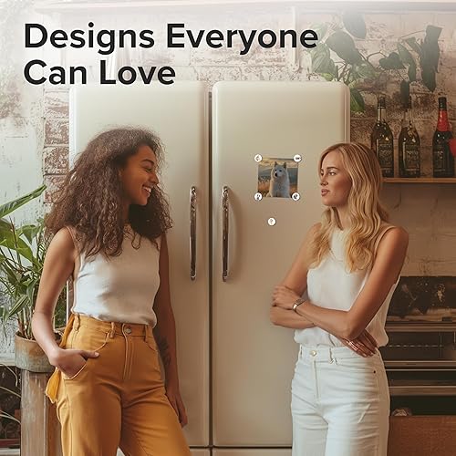 Miniatura 5 de Imanes decorativos para nevera  Imanes de vidrio para refrigerador  Bonitos imanes de nevera para oficina y cocina  Imanes de pizarra blanca