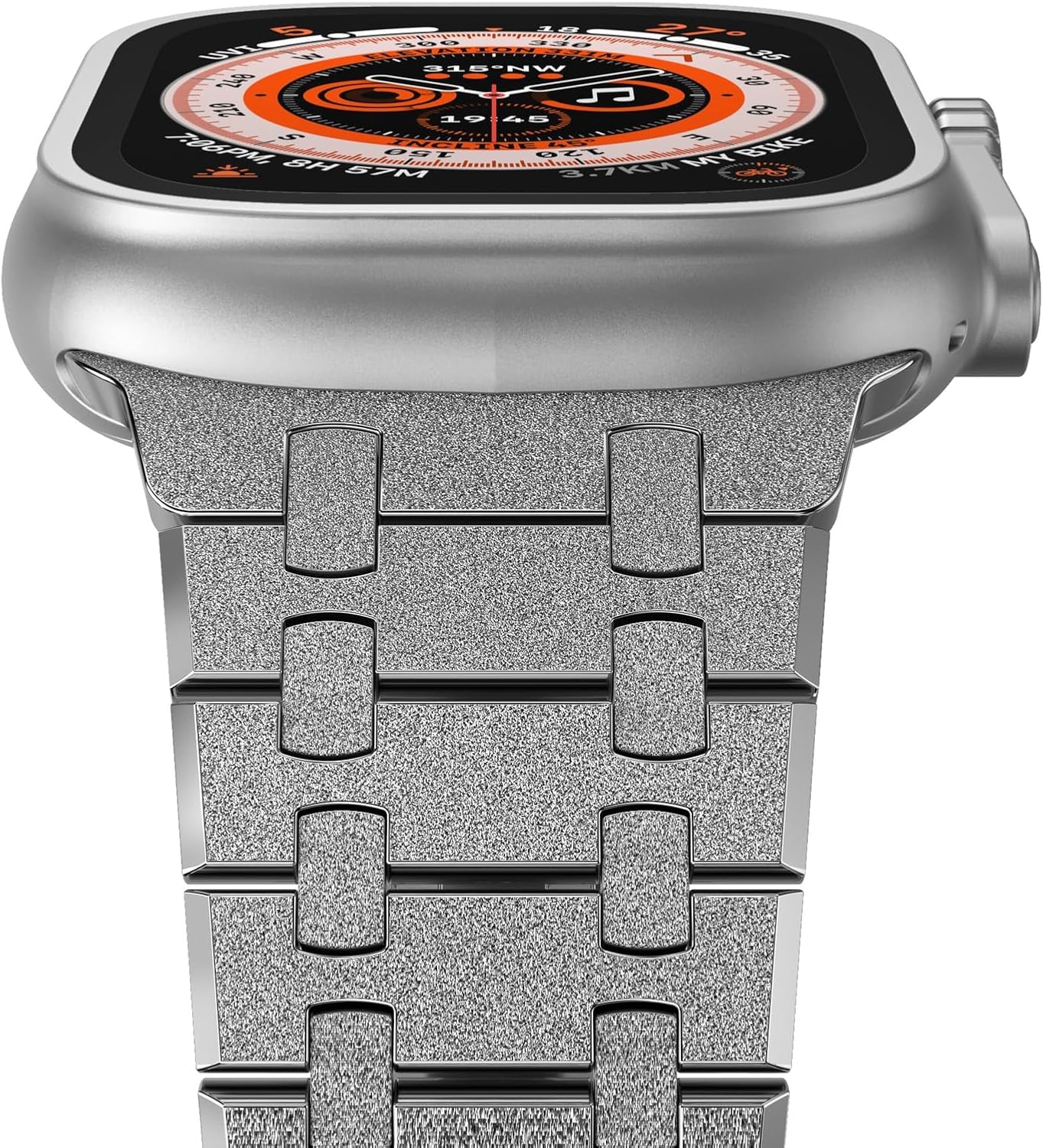 Luksusowy zestaw zegarków modyfikacyjnych, dla serii opaski 8 7 6 5 4 SE 49 mm 45 mm 44 mm 42 mm Zestaw remontu metalowego pasmo zegarków stalowych