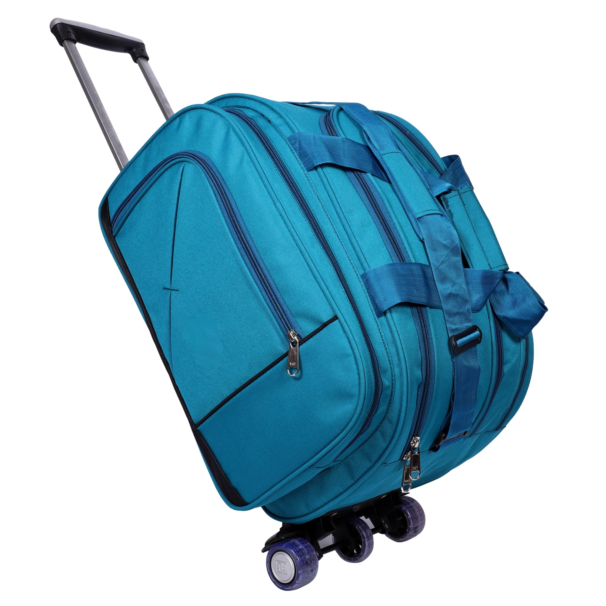 Duffel Trolley Bag with Wheels | Polyester | 75 L | Multicolor | Expandable | Lightweight | Travel & Luggage-picture-40
