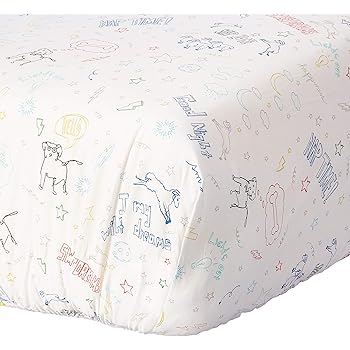 dog print crib sheets
