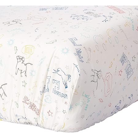 dog print crib sheets