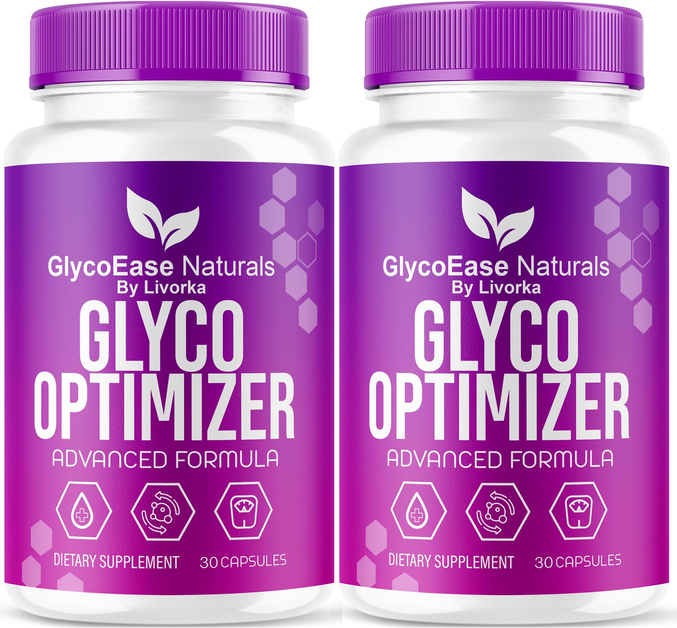 (2 Pack) GlycoEase Glyco Optimizer - Official GlycoEase Pills Natural Supplement Support, Glycoease Premium Naturals Capsules, Glycoeas Advanced Formula Reviews, 120 Capsules for 2 Months
