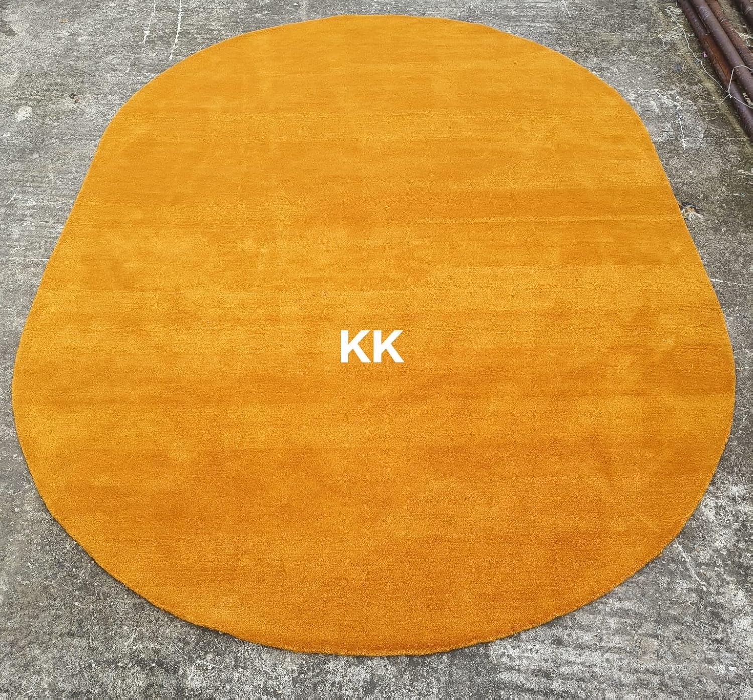 Modern Plain Area Rug Mustard Yellow – Soft Plush Carpet, Non-Slip Floor Mat for Living Room, Bedroom, Kids Room, Modern Decorative Rug, Accent Rug by KK Indian Rugs (8x10 Feet)