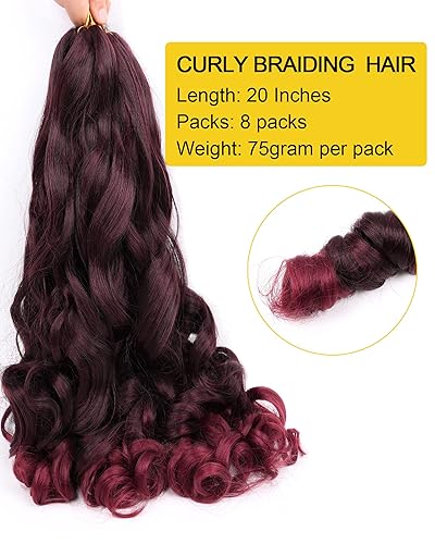 Miniatura 9 de Cabello trenzado corto para niños de 10 pulgadas, cabello trenzado francés preestirado, 8 paquetes de rizos franceses, extensiones de cabello