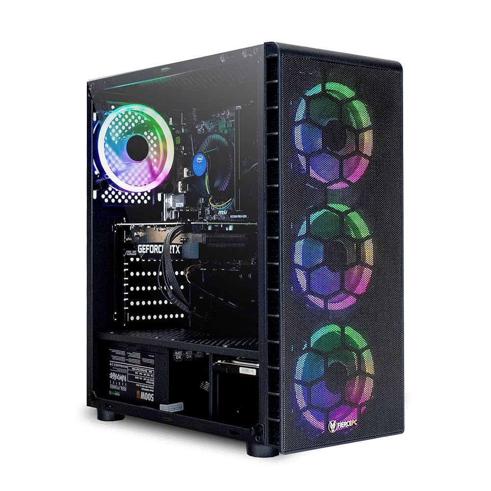Fierce RGB Gaming PC - Intel Core i5 9400F 4.1GHz, RTX 3060