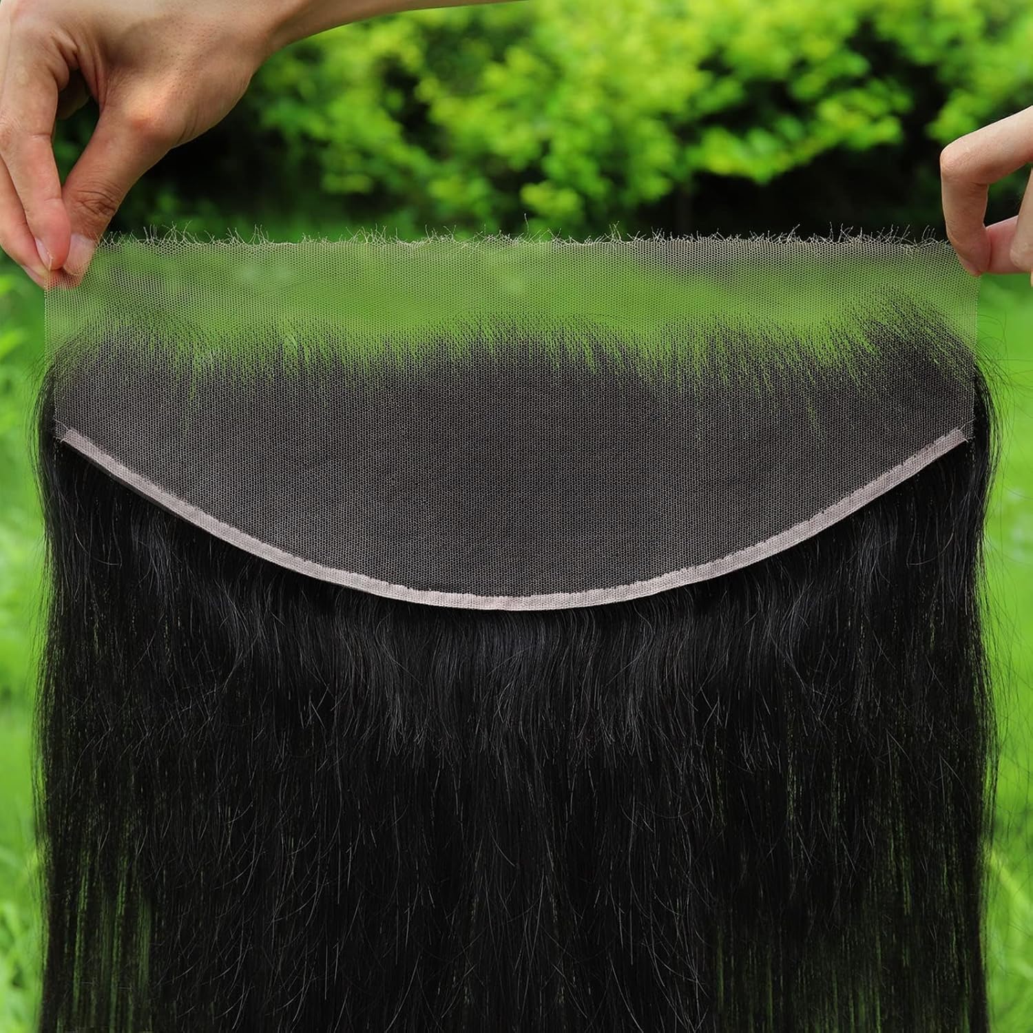WOWANGEL 13x4 SKINLIKE Real HD Lace Frontal Only, 0.1mm Ultra-thin Swiss HD Lace Vivid Clean Pre Plucked Natural Hairline Virgin Brazilian Human Hair Frontal Silky Straight 20 Inch