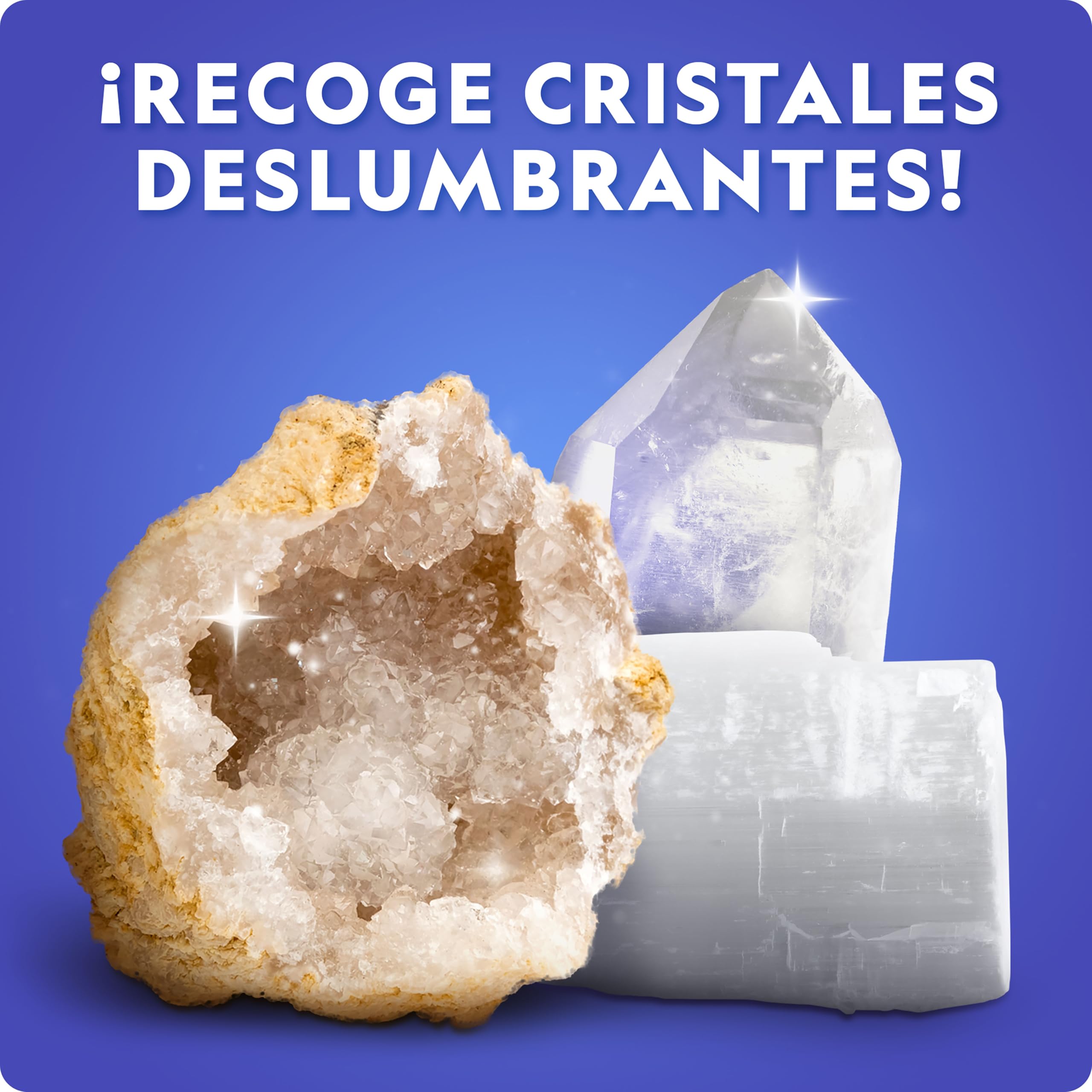 National Geographic Colección de Piedras para niños – 300 Piedras Preciosas, minerales y Cristales, Juego de geología