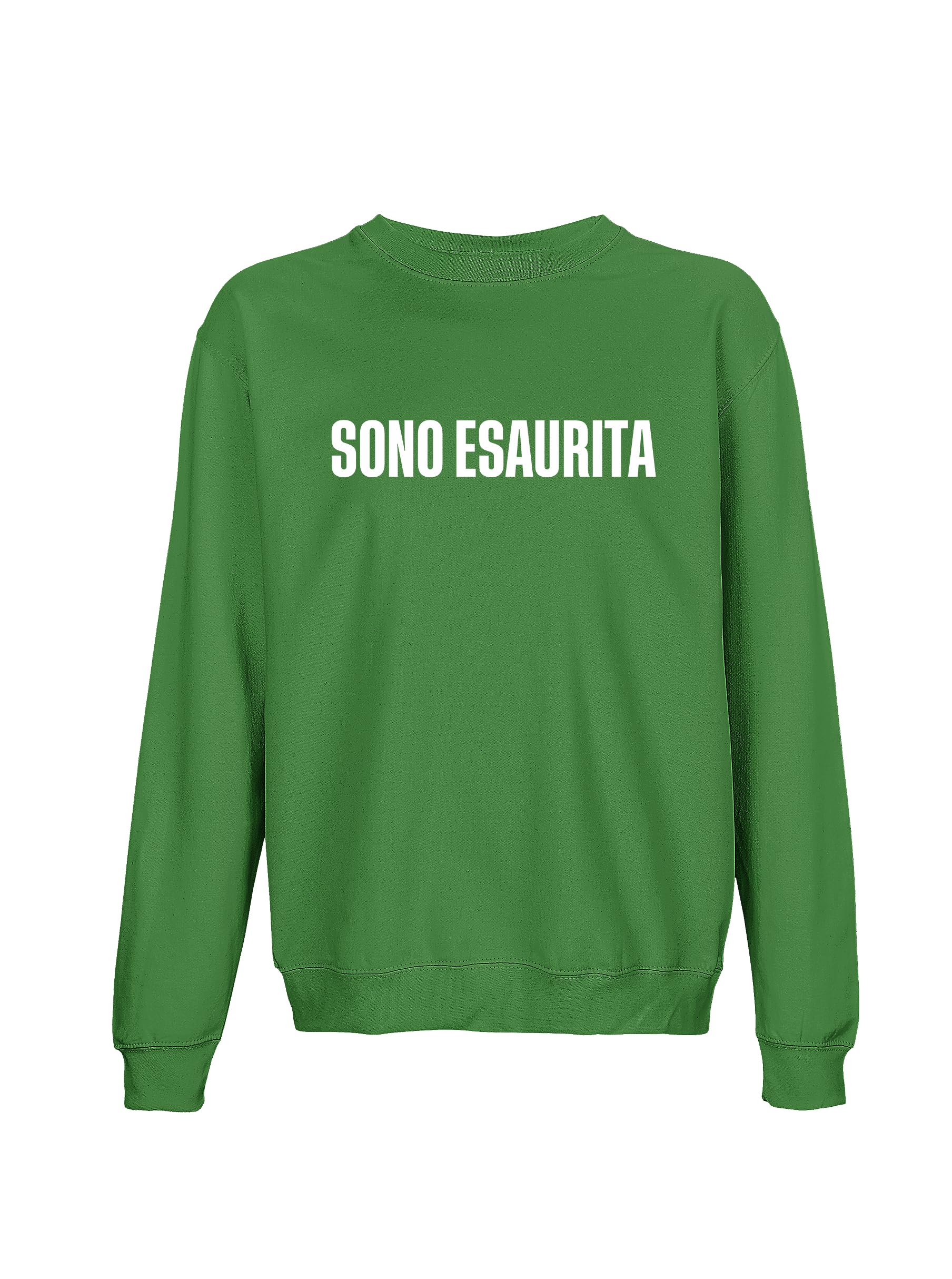 All You Can Tee Ali Mami Sold Out Crew Neck Sweatshirt, Green, Large