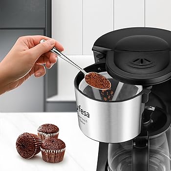 Ufesa Capriccio Delux Cafetera de Goteo, 6 Tazas, 600W, Jarra 0.6L, Filtro Permanente, Placa Calefactora Antiadherente, Sistema Antigoteo, Auto Apagado, Acabados Inox2