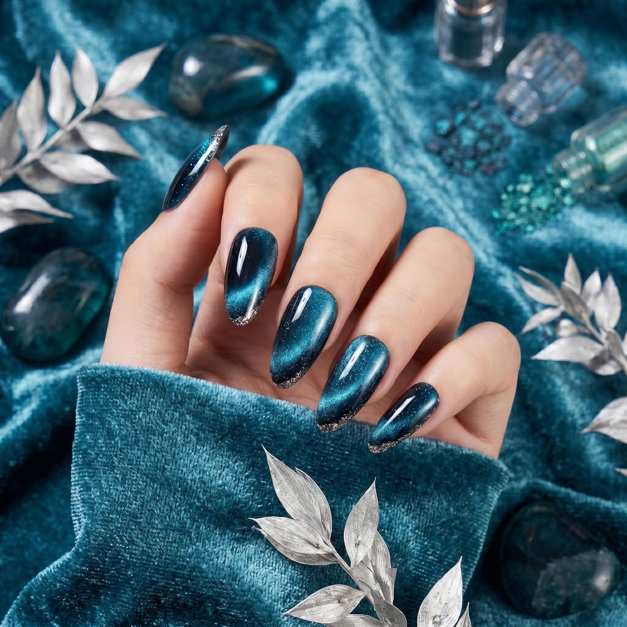 Amazon | Sun&Beam Nails 手作り ネイルチップ ミディアム ロング