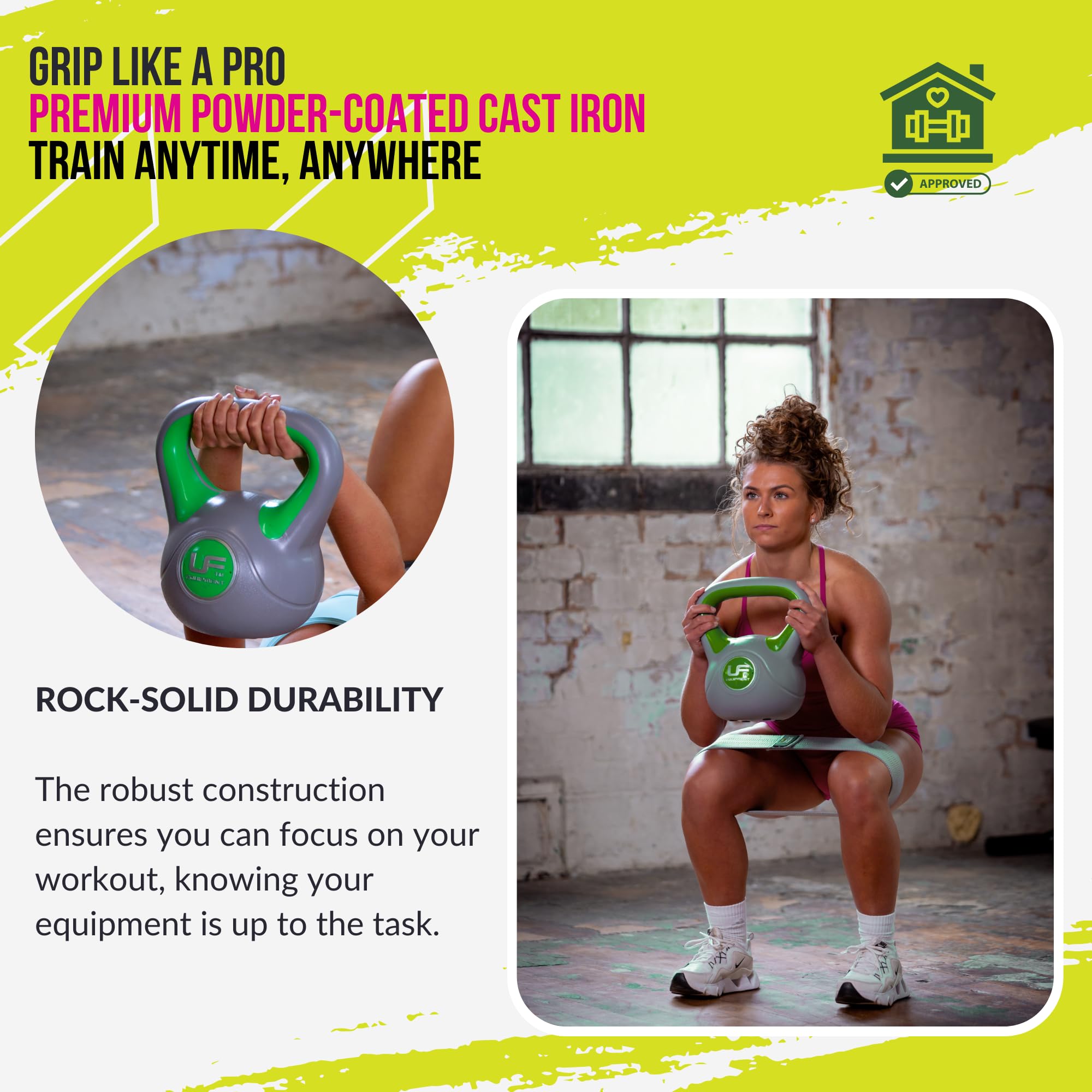 Urban Fitness Kettlebell en vinyle