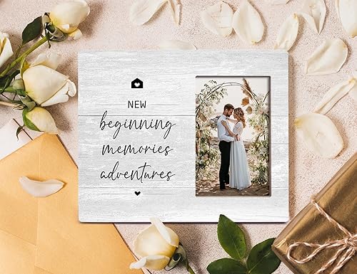 Vista 11 de Orchroma Regalos de boda para parejas, marco de fotos de pareja, marcos de fotos de amor, marco de fotos de compromiso, etc. Juntos construyeron una