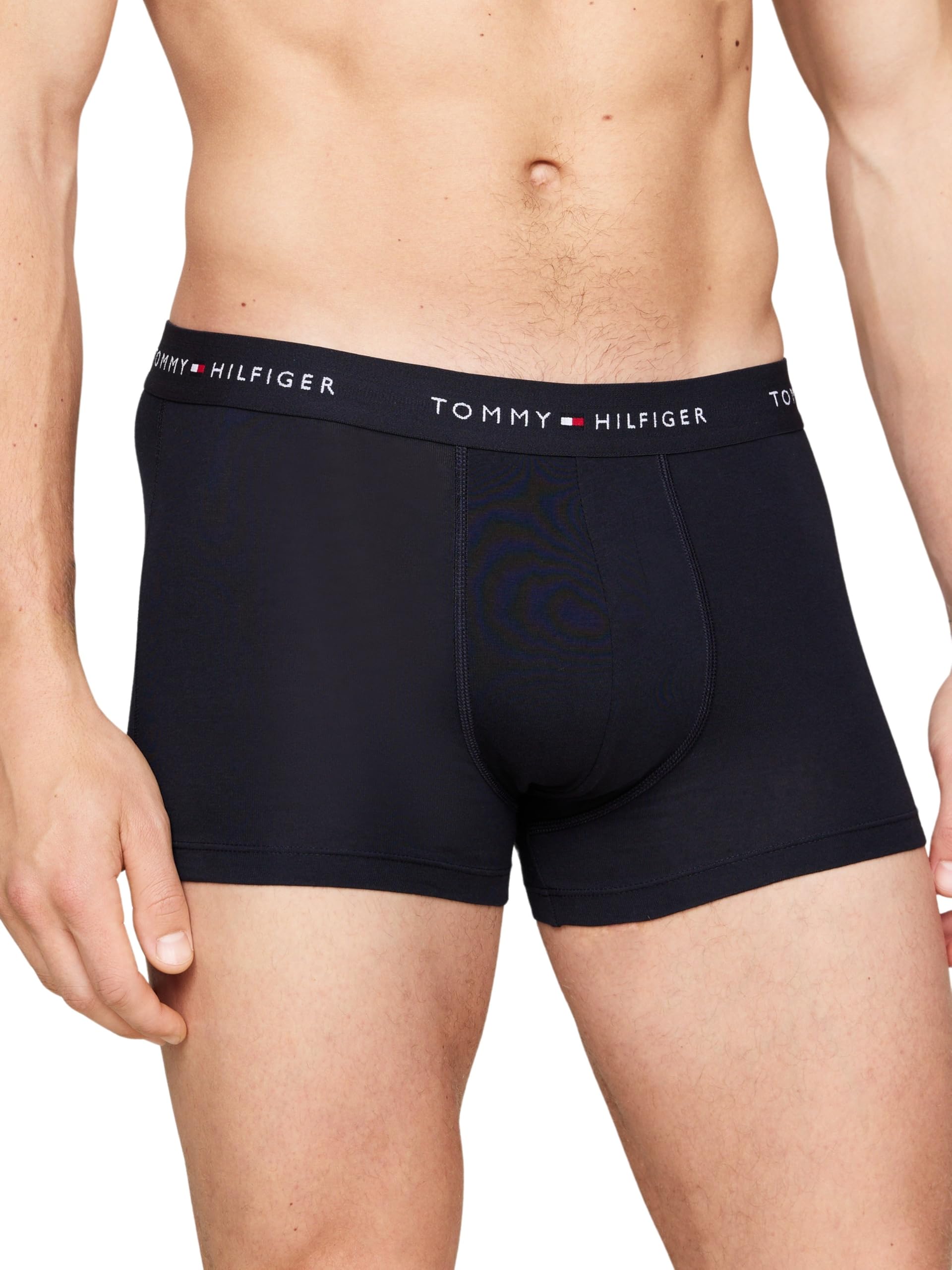 Tommy Hilfiger Boxers Lot de 3 Homme avec Ceinture à Motif Logo