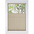 BlindsAvenue Cordless Top Down Bottom Up Cellular Honeycomb Shade, 9/16" Single Cell, Light Filtering, Fawn, Size: 48" W x 48" H