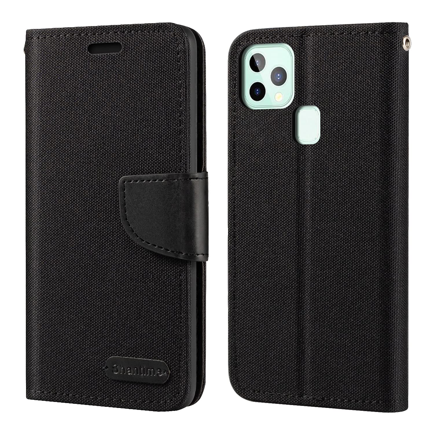 Custodia A Portafoglio In Pelle Con Supporto Per Oukitel C22 - Cover Con Slot Per Schede E Protezione Integrale