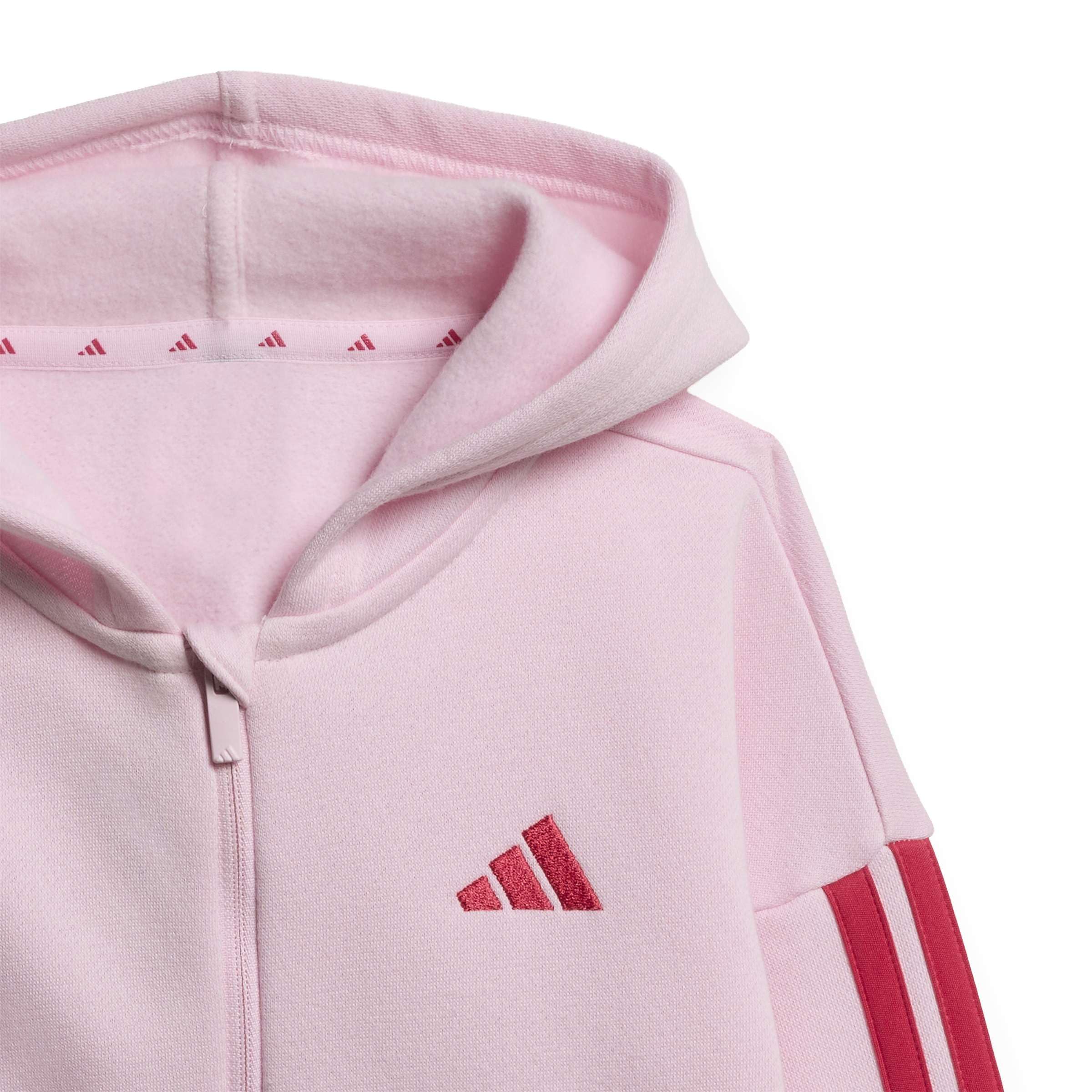 adidas Unisex bebé Essentials Jogger Track_Suit, clear pink/power pink, 12-18 Months