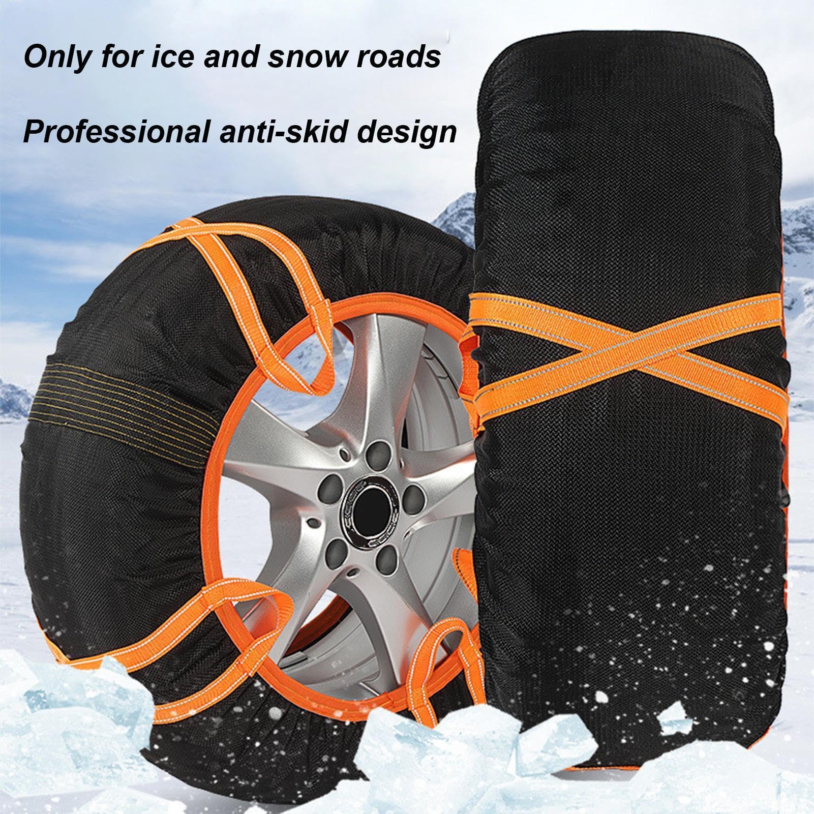 Catena per da neve per auto, copertura antiscivolo per pneumatici da neve | Copertura per pneumatici antiscivolo resistente alle basse temperature per camion,