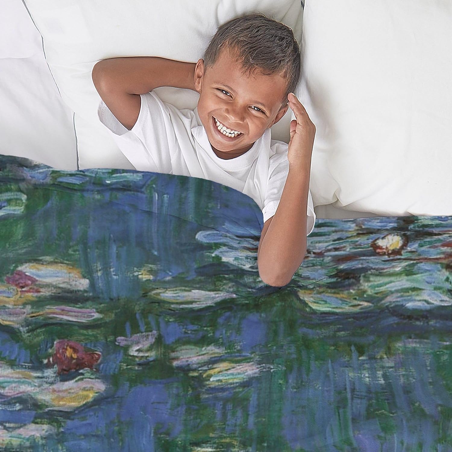 CafePress Waterlilies by Claude Monet Throw Blanket Super Soft Fleece Plush Throw Blanket, 60"x50"