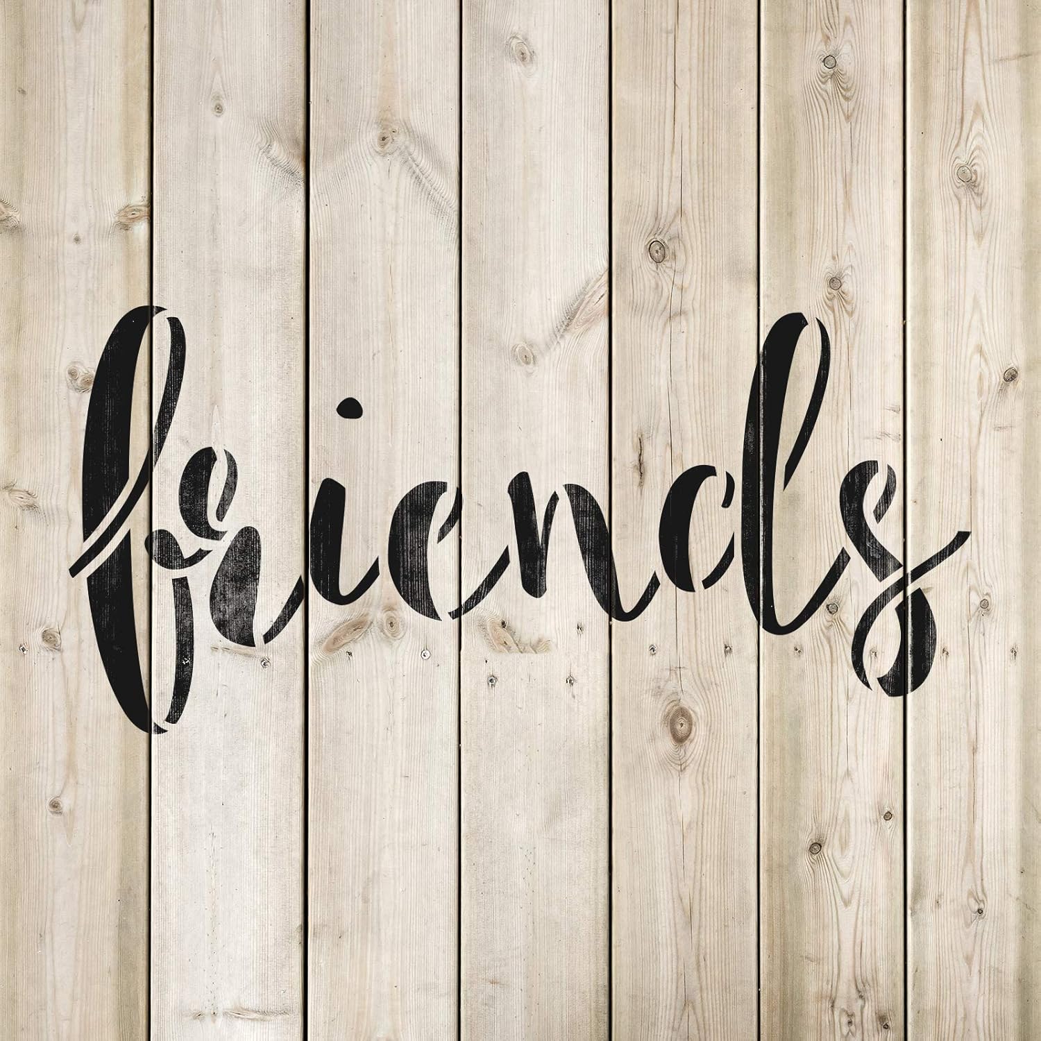 Friends Stencil - Craft Expressive Signs and Quotes Easily, Mylar Friends Stencils