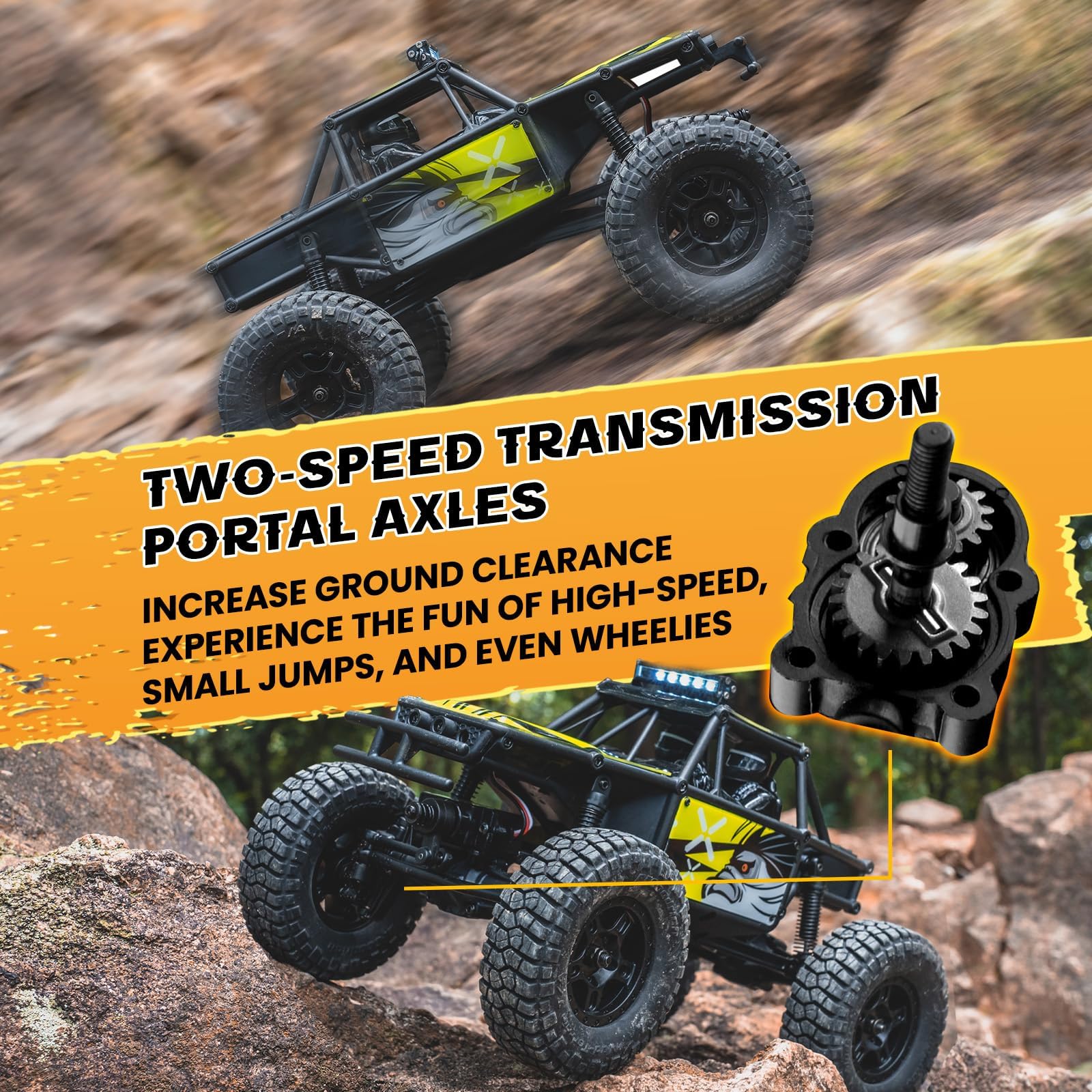 Amazon.co.jp: FCX24 FMS RCクローラー 1/24 キツネザル FCX24 4輪駆動