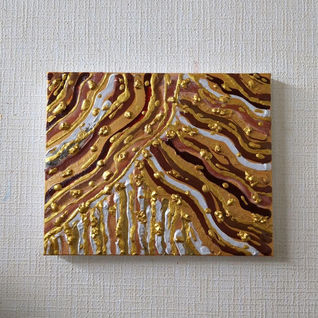 抽象画 30cm x 30cm テクスチャーアート　原画 0fd351b2c6ef9e8371fa68e8fbe90e