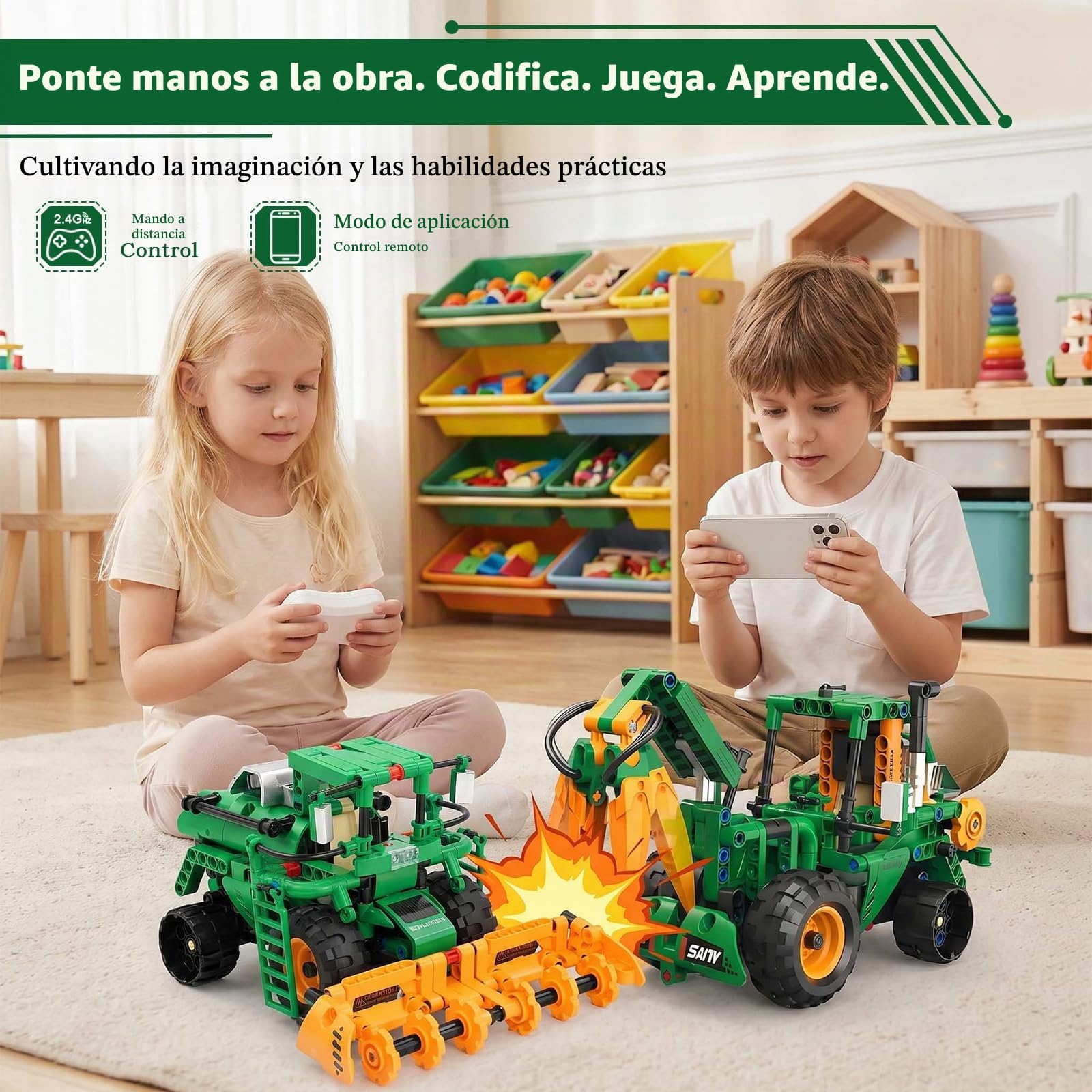 Technic Robot para Niños de 6 a 12 Años, 5 en 1 Kit de construcción de Robots programable Avec Application et Télécommande, Regalo Creativo Educativo para Niños Y Niñas De 6+ Años