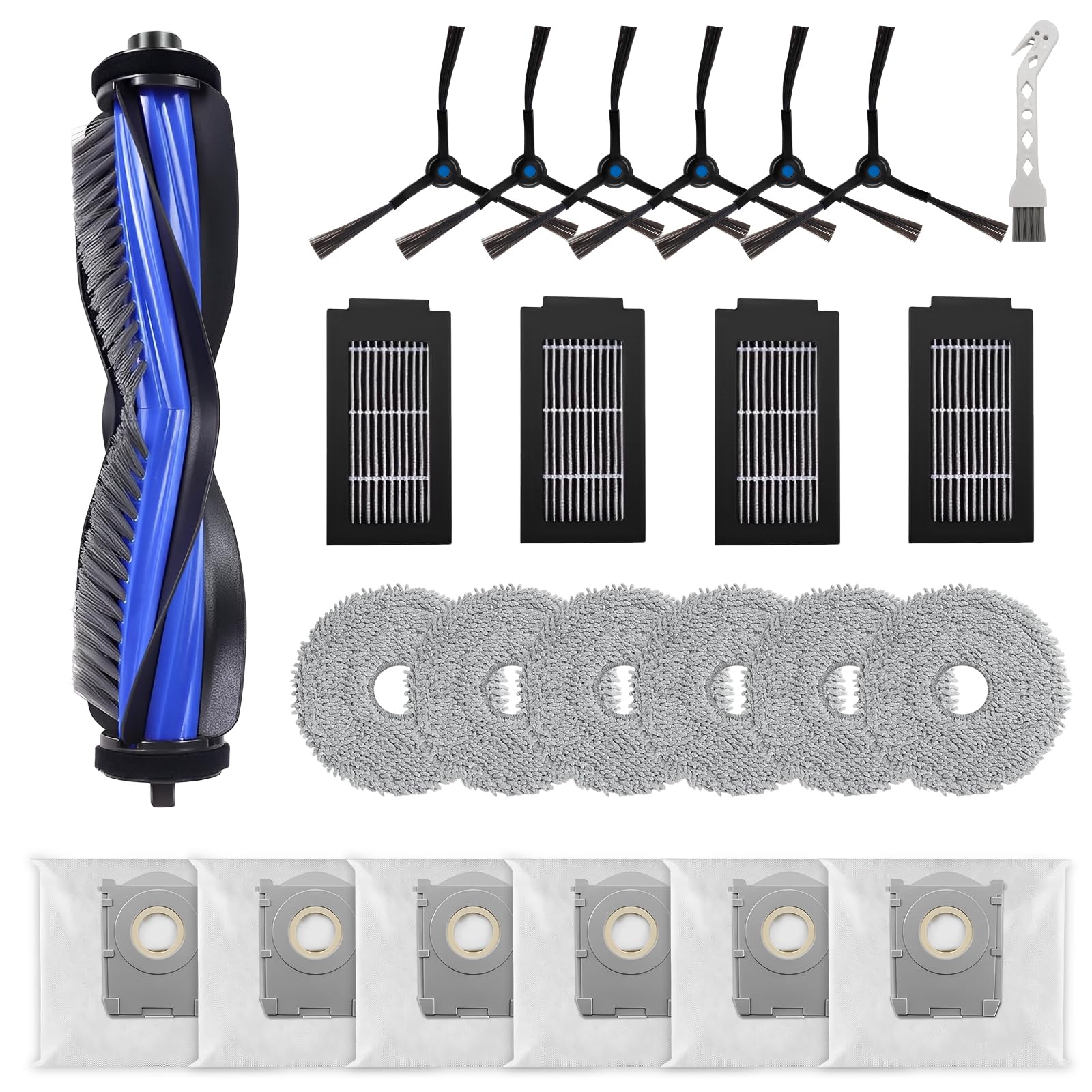 Filtres HEPA et serpillères pour Ecovacs Deebot T50 Pro Omni haute performance